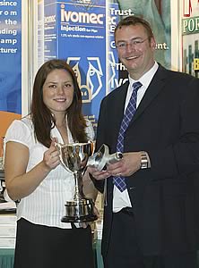 Sarah Atkin and MD Richard Smith from ERFS with the Ultra-Sound Scanner.