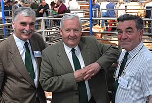 Robert Forster, NBA Scotland chairman Iain Mathers and NBA chairman Duff Burrell