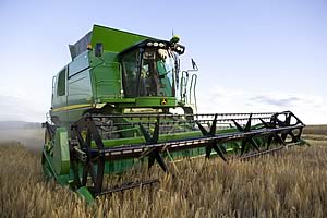 John Deere combine