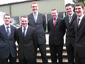 Alex Smith, Jim Nicholson, Will Case, Richard Potts, Neil Forrester, Neil Brough