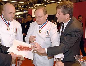 Eric Bouchenoire, Jouel Robuchon and Remi Fourrier