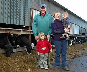 Robert and Lesly Kirkwood with Katie and John