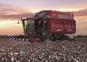Case IH model CPX620 cotton picker
