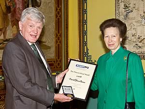 Prof David Beever receives the RABDF Princess Royal Award