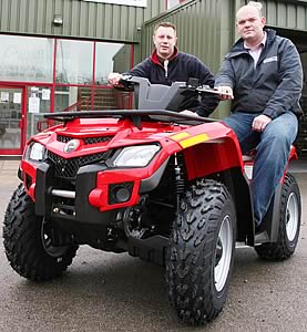 Guy Machinery’s Gary Robinson and Pearson Farm Supplies’ Chris Pearson