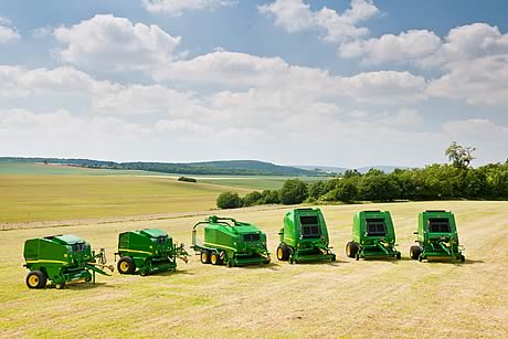 John Deere round balers