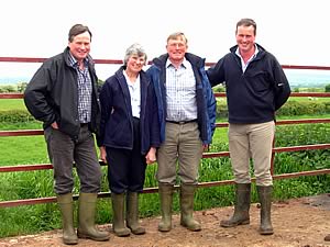 Andrew, Margaret, Bill and Bill Jnr Higgins