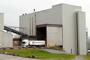 Wynnstay feed mill at Carmarthen