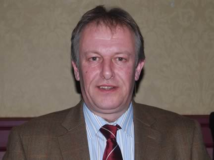 The newly elected Beef Shorthorn Society president Mark Holmes, of Albrighton, Wolverhampton.