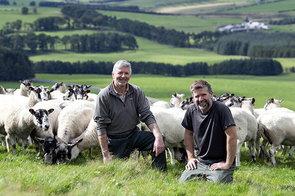 Billy Tweedie and his son, Thomas