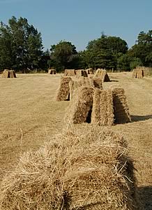 hay bales